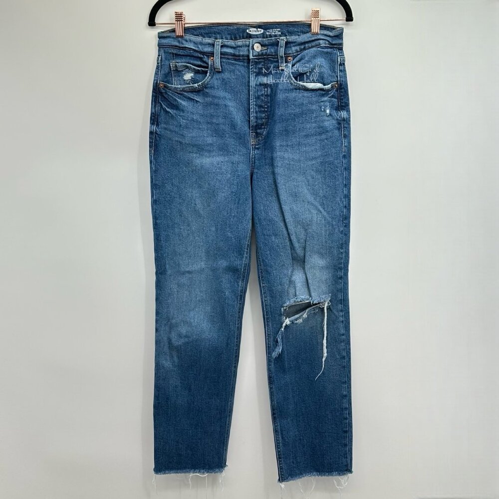 Old Navy Sky-Hi Extra High-Rise Straight Ankle Jeans Size 6